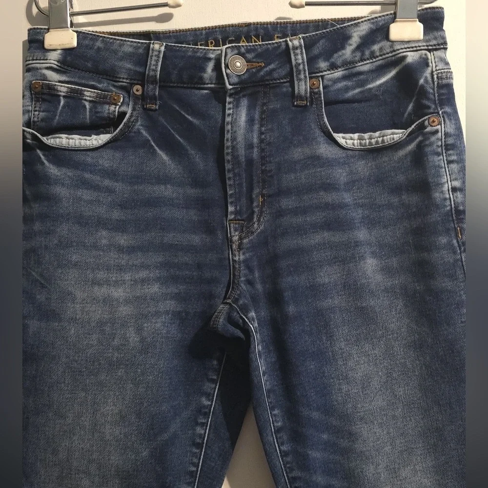 American Eagle Outfitters Dark Blue Straight Jeans